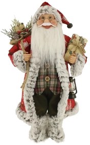 Decorațiune Moș Crăciun tradițional cu model 46cm