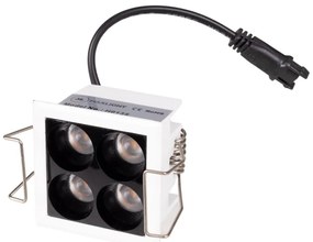 Corp incastrabil tavan fals cu 4 spoturi LED X-line