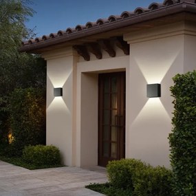 Brilagi - Aplică LED de exterior DOUBLERAY LED/4W/230V neagră IP65