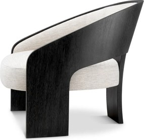 Fotoliu LUX Furnir Stejar Gri Carbune, Zephira