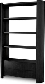 Raft LUX Furnir Stejar Gri Carbune, Splendora