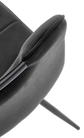 Scaun de bucaterie Olindo, negru