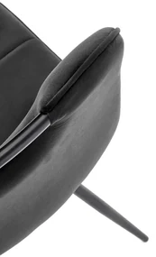 Scaun de bucaterie Olindo, negru