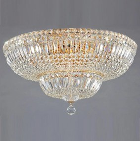 Plafoniera eleganta Basfor 60cm, auriu antic MYDIA100-CL-16-G