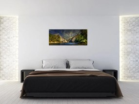 Tablou peisajului cu lac (120x50 cm)
