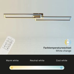 Lustră LED dimabilă aplicată FRAME 2xLED/20W/230V 2700-5000K Brilo + telecomandă