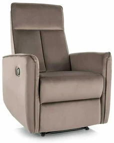 Scaun reclinabil Maxime Velvet, maro
