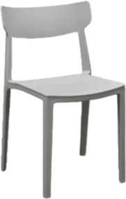 Set 4 scaune METRO -POLIPROPILENA-HORECA - GRI