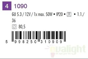 Spot incastrabil bronz, diam.8cm, Spot relight 1090 RX