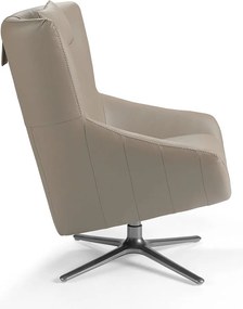 Fotoliu pivotant design modern Melvin AC 5044-A1001-PIEL