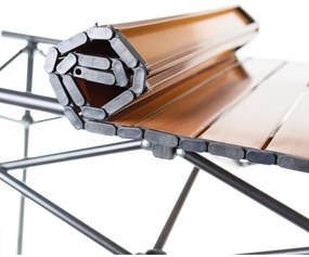 Masă de drumeție cu blat pliabil