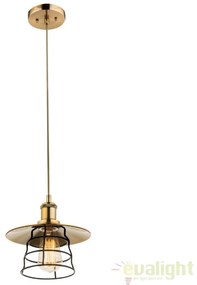 Pendul vintage design industrial style VIEJO diam. 22cm 15086H GL