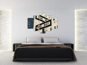 Tablou - New York ONE WAY (150x105 cm)
