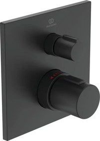 Baterie dus incastrata Ideal Standard Ceratherm C100 negru mat