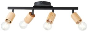 Spot Brilliant TIFFANY 4xE27/28W/230V bambus
