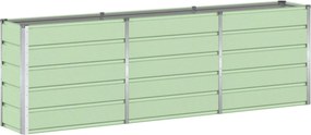 vidaXL Jardinieră Verde 160 x 40 x 75 cm Oțel
