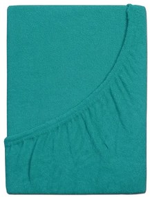 Cearsaf frote pentru patut de copii EXCLUSIVE 70x140 cm turcoaz