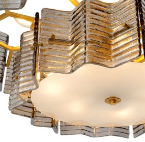 Candelabru design LUX, Sticla, Alama Antic, Silvano