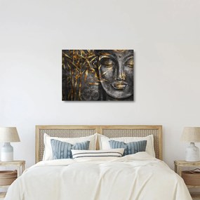 Tablou pe sticlă - Unirea îmțelepciunilor (70x50 cm)