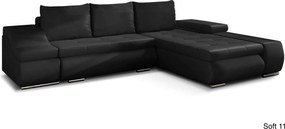 Colțar lemn masiv Extensibil Opal Depozitare 296x200cm Personalizabil - Monolith 09/ Kongo 129