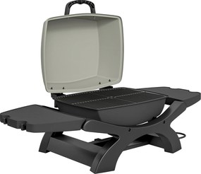 Outsunny barbecue electric 2300W, portabil de masă cu rafturi laterale, culoare negru. | Aosom Romania