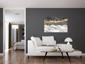 Tablou - Mandala în marmură (90x60 cm)