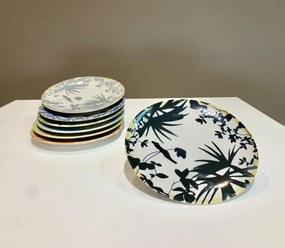 Farfurie Desert Summer 55 Negru ( 20 cm diametru)