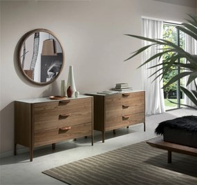 Comoda cu trei sertare, design elegant Glayds AC-CP1806-C