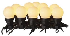 Lanț LED decorativ de exterior 10xLED/10m IP44 alb