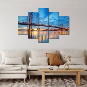 Tablou - Podul Benjamin Franklin, Philadelphia (150x105 cm)