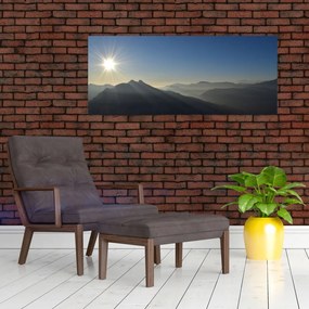Tablou - Deasupra vârfurilor de munți (120x50 cm)