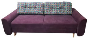 Canapea extensibila Alesia mov 226/96/80 cm