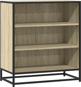vidaXL Dulap, stejar sonoma, 68x35x76 cm, lemn prelucrat și metal