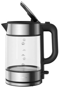 Cana electrica Xiaomi Electric Glass Kettle, 2200 W, 1.7L, Sticla, Oprire automata, LED, Negru