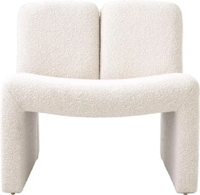 Fotoliu deosebit design LUX Macintosh Bouclé cream