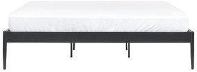 Pat matrimonial 180 cm Victoire (negru) (cu somieră). 1076352