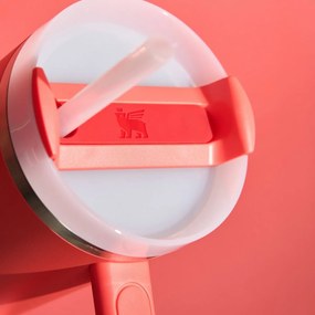 Cana termică Stanley Quencher H2.O FlowStateTumbler 1180 ml Hot Coral