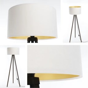 Lampadar STANDART 1xE27/60W/230V alb/maro