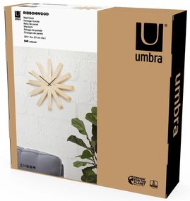Ceas de perete ø 51 cm Ribbonwood – Umbra