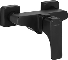 HIACYNT Baterie pentru duș, montare pe perete Finisaj: Negru BQH_N40M