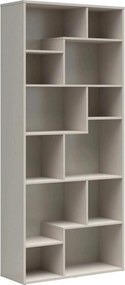 Biblioteca TETRIX, casmir, PAL melaminat, 88x34x198 cm