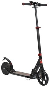 Trotineta electrica din aliaj metalic BYOX™ E3, roti 8", pliabila, suspensie, viteza maxima 15 km/h, maxim 100 kg , motor 150W, Rosu si Negru