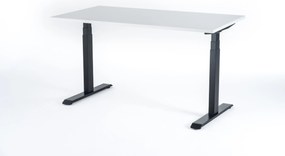 Viva Smart 2.0, Birou reglabil electric cu două motoare electrice - Standard - 1360x680x18 - Alb - Negru