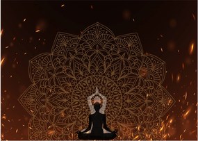 Tablou pe sticlă - Meditații (70x50 cm)