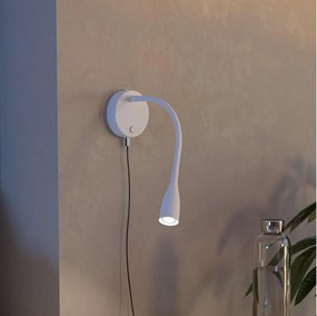 Eglo 901782 - Lampă LED de perete flexibilă cu USB OLIVANDINO LED/3,8W/230V albă