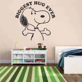 Sticker perete Snoopy - Biggest Hug Ever