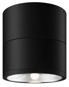 Plafoniera pentru exterior LED Spin O310CL-L12GF3K, 12W, 1050lm, lumina calda, IP54, grafit, Maytoni