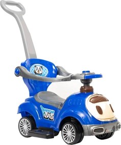 Masinuta copii si bebe NOVOKIDS™ BabyCar, Cu melodii si lumini, Maner de impins pentru parinti detasabil, Functie trotineta fara pedale, Pentru