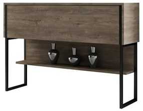 Comodă Luxe Walnut and Black