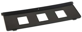 Separator pentru cartoteci cu un singur rând, negru